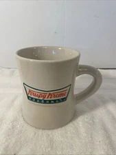 Official KRISPY KREME Doughnuts Coffee 14oz Breakfast 3D Shaped Glass Donut Mug
