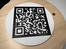Large Custom QR Code Sign | Personalized Wall Display for Business, Restaurant,