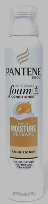 2X Pantene Pro-V In The Shower Foam Conditioner Daily Moisture Renewal .6 oz