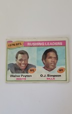 1977 Topps - League Leaders Walter Payton, O.J. Simpson #3