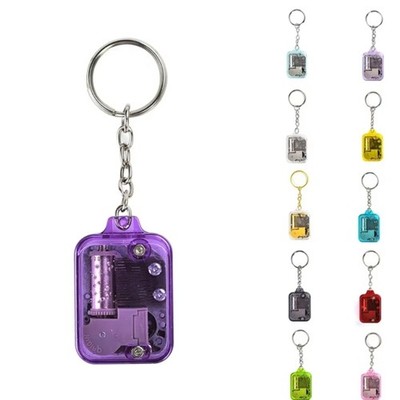 Sophisticated Music Box Keychain Delightful Bag Hanging Accessory For All Ages
