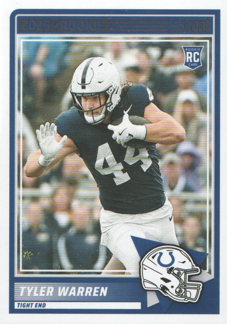 2025 Score Rookies #21 Tyler Warren - FB