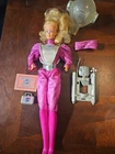 Vintage Astronaut Barbie Doll Pink Space Suit & Helmet Mattel