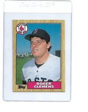 1987 Topps Baseball #340 Clemens
