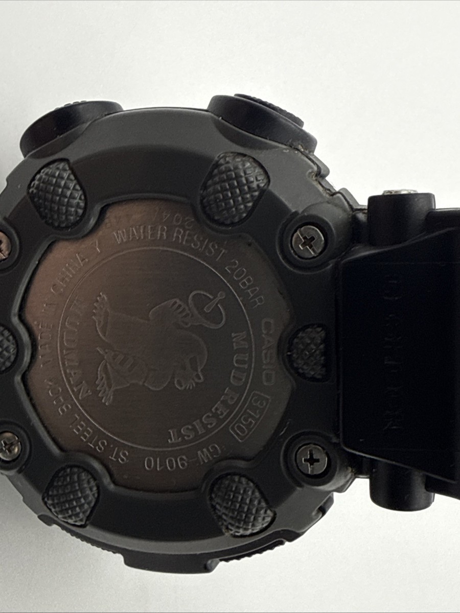 CASIO G-Shock GW-9010MB MUDMAN Men's All-Black Solar Watch