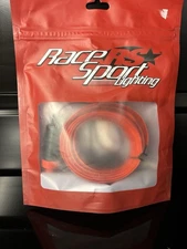 Race Sport Lighting Flexible Neon LED Strip 3M Red Car Interior Accent Lighting