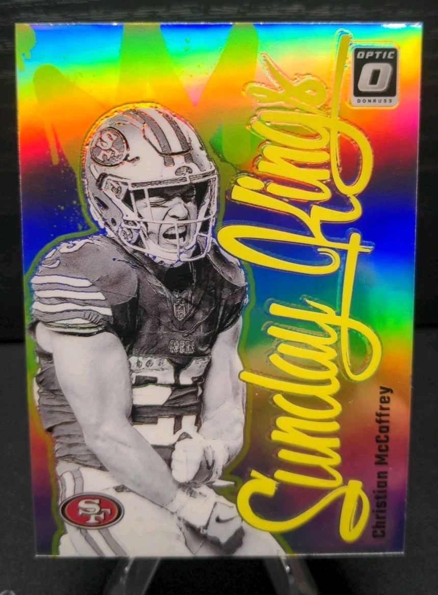 2024 Panini Optic Sunday Kings Christian Mccaffrey SSP Case Hit SF 49ers #27
