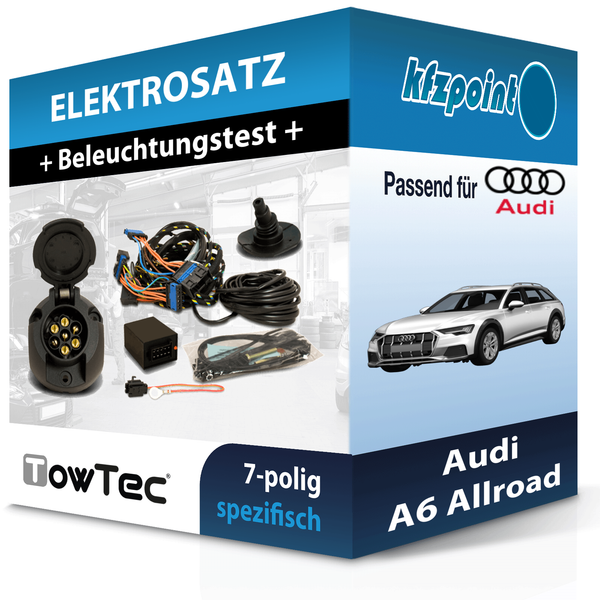 Towtec E-Satz 7Polig Fahrzeugspezifisch Passend für Audi A6 Allroad-image