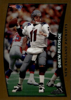 1998 Topps Chrome Drew Bledsoe #67 New England Patriots 20E