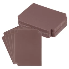 Trading Card Dividers 3.7x2.8 inch,50 Pack Plastic Page Dividers,Coffee