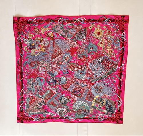 DUTY PAID HERMES Carre 90 Au Fil Du Carré Scarf Women