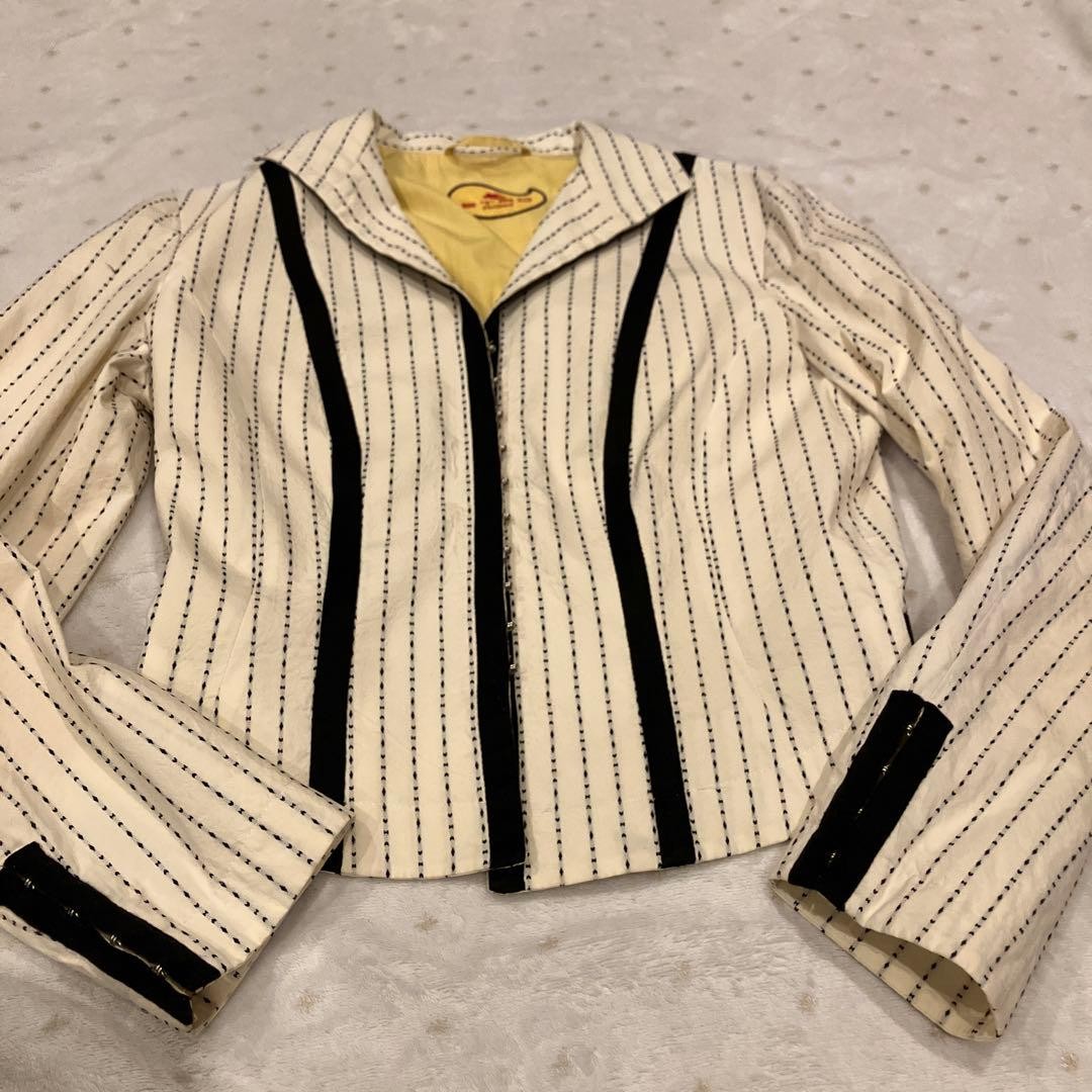 Good condition ETRO striped pattern jacket cotton… - image 12