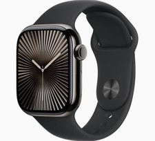 Apple Watch Series 10 46mm 64GB Unlocked A3003 Titanium Slate - Good