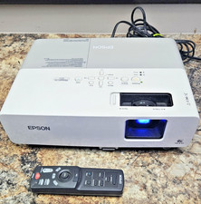 Epson PowerLite 83H LCD Projector WIth Remote 1138 hours on low lamp 54 on High