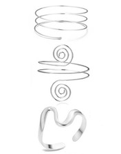 Arm Cuff Jewelry for Women Adjustable Upper Arm Bangle Bracelet Band Armlet A...