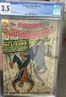 Amazing Spider-Man #6 1st App. The Lizard Silver Age Marvel Comic 1963 CGC 3.5