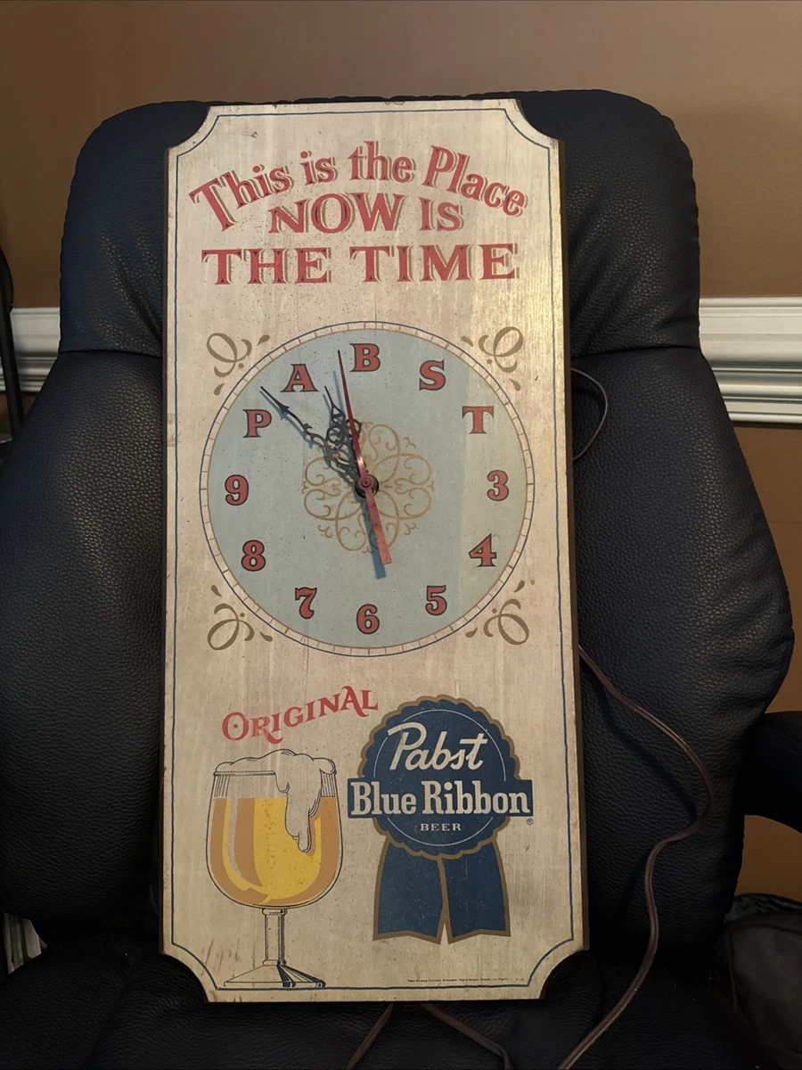 Pabst Clock In Collectible Pabst Signs & Tins for sale | eBay
