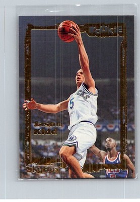 1994-95 SkyBox E-Motion Basketball #105 Jason Kidd - VG - Dallas Mavericks