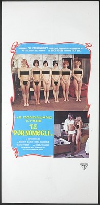 CINEMA-locandina ...E CONTINUANO A FARE LE PORNOMOGLI mahler, hahnefeld, KRAUSE