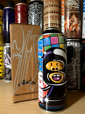 Montana MTN Paint Limited Edition Spray Paint Can - RIME (2008) *Signed* - RARE!