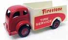 Vintage 4" FIRESTONE tire Service truck Winross Toy USA M