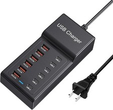Multi USB Charger C Charging Station Block 50W 12 Ports 12 Port B