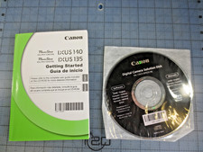 Manual  Disk for Canon PowerShot ELPH 130IS ELPH 120IS Camera Free Ship 