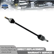 For Toyota Corolla 2009-2018 L4 1.8L FWD Front Passenger CV Axle Shaft Assembly