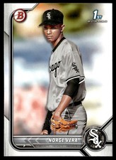 2022 Bowman Baseball #BP-100 Norge Vera Chicago White Sox 1st Bowman Paper