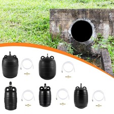Inflatable Pipe Plug Test Ball, Heavy Duty Rubber Shower Drain Test Ball, Sewer