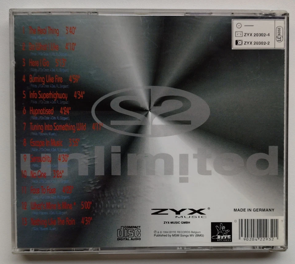 2 Unlimited - Real Things auf CD - Bild 2 von 2
