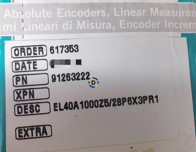 New EL40A1000Z5/28P6X3PR1 encoder Fast transportation