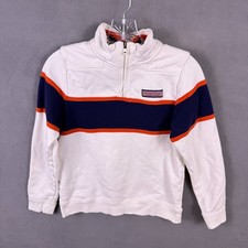 Vineyard Vines Kids Shep Shirt Quarter Zip Pullover Sweatshirt Size M 12 14