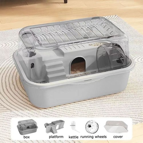 Großer Raum Kleintier-Trage kage Robust Haustier haus Mode Hamster käfig - Bild 6 von 13