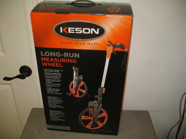 Keson Rrt12 Top Reading Center Line Measuring Wheel W Handle Brake