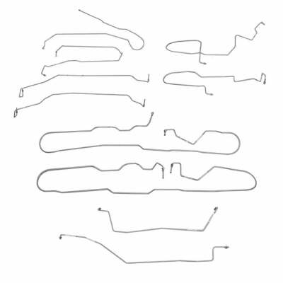 Complete Brake Line Kit Fits 15-22 Dodge Challenger Hellcat Stainless CBK0688SS