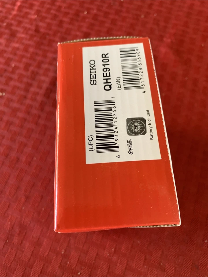 Seiko x Coca Cola Quartz Alarm Clock QHE910r - Image 4 of 4