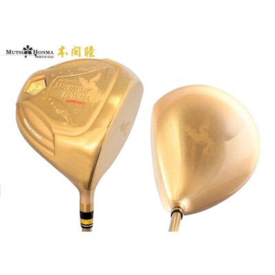 Mutsumi Honma Golf Lefty MH488 MAX Gold Driver Phoenix 10.5° LH