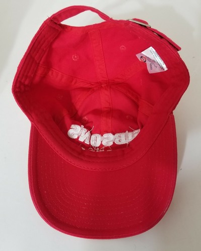 Gibsons Marina Red Adjustable Cap Hat Adult Cotton KNP Men's Adult - 第 7/9 張圖片