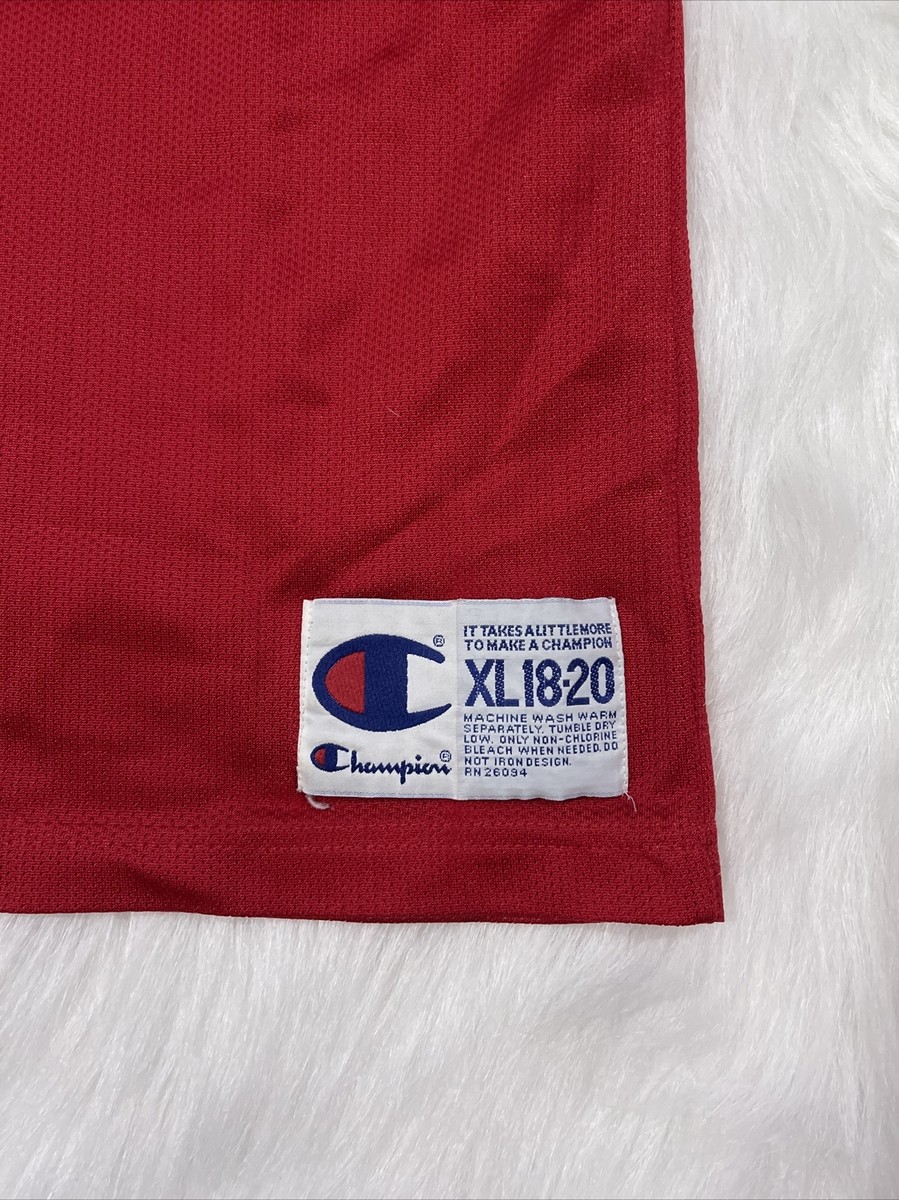 90s USA製 チャンピオン BULLS PIPPEN ユニフォーム 48 赤 Vintage Scottie Pippen Chicago Bulls Champion Authentic Red