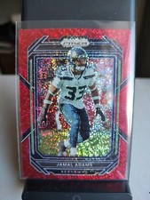 2022 Panini Prizm Jamal Adams Red Sparkle SP #259