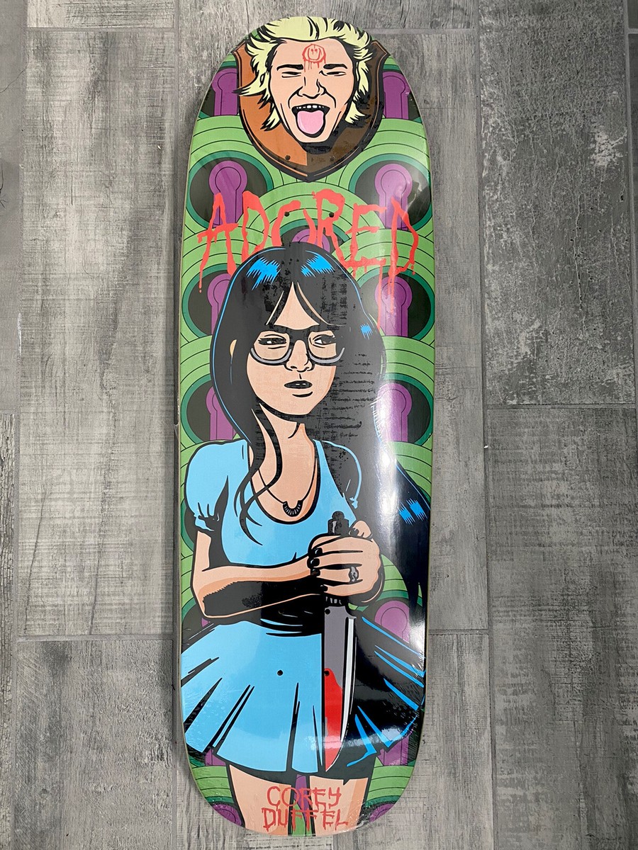 Adored Skateboard Deck Signed Corey Duffel Adoredskateboards