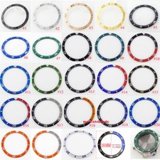 For SKX007 SKX009 38mm*31.5mm Flat Aluminum/Ceramic/Steel Watch Bezel Insert