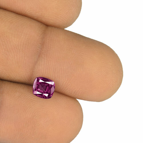 IGI Certified PAKISTAN Fancy Sapphire 0.93 Cts Natural Untreated Cushion - Picture 3 of 4