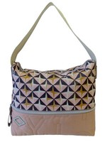 Oilily Tasche Charm Geometrical Hobo Bag Lhz Damen Handtasche Schultertasche