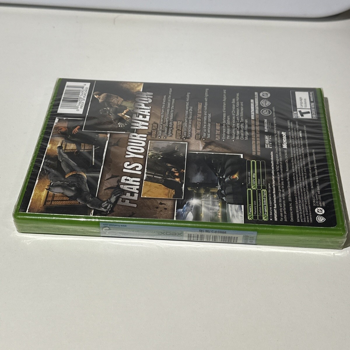 Jeu Xbox Batman Begins - Version FR PAL - Neuf Sous Blister - Bon état Général