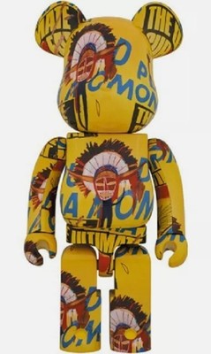Medicom Toy Be@rbrick 1000% Andy Warhol x Jean Michel Basquiat #3 bearbrick