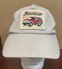 Ford Bronco Snapback Trucker Hat Red 4 X 4 Truck Embroidered Cap American Needle