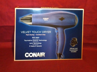 Conair Hair Dryer Soft Met 1875 Watt Styler Conair Hospitality 1875 Watt Soft Surface Dryer - Walmart.com main image 4