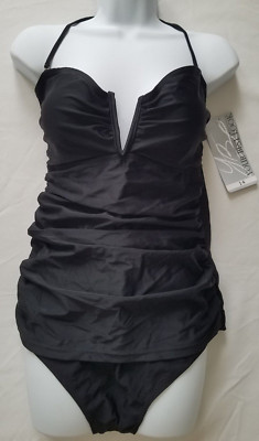 Your Best Look Halter Style Swimsuit w/Tummy Control & Removable Strap Siz 8, 14